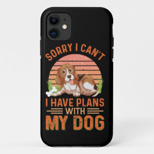 Entschuldige, dass ich mit meinem Hund keine Pläne Case-Mate iPhone Hülle