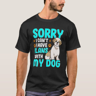 Entschuldige, dass ich mit meinem Hund-Mops-Welpe T-Shirt