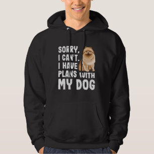 Entschuldige, dass ich mit meinem Spitz keine Plän Hoodie