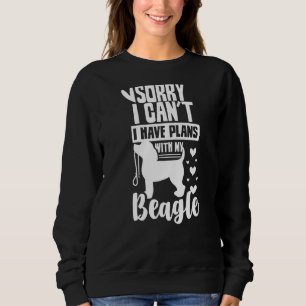 Entschuldige, dass ich mit meinen Beagle-Beagles k Sweatshirt