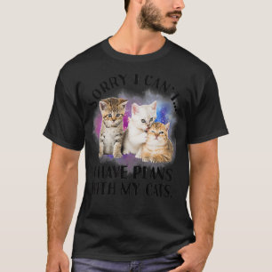 Entschuldige, dass ich mit meiner Katze I Liebe ke T-Shirt