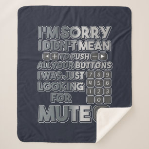 Entschuldige, dass ich nicht Gemein war, deine Tas Sherpadecke