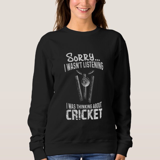 Entschuldige, dass ich nicht hörte, dass ich über  sweatshirt (Vorderseite)