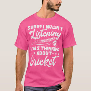 Entschuldige, dass ich nicht hörte, dass ich über T-Shirt