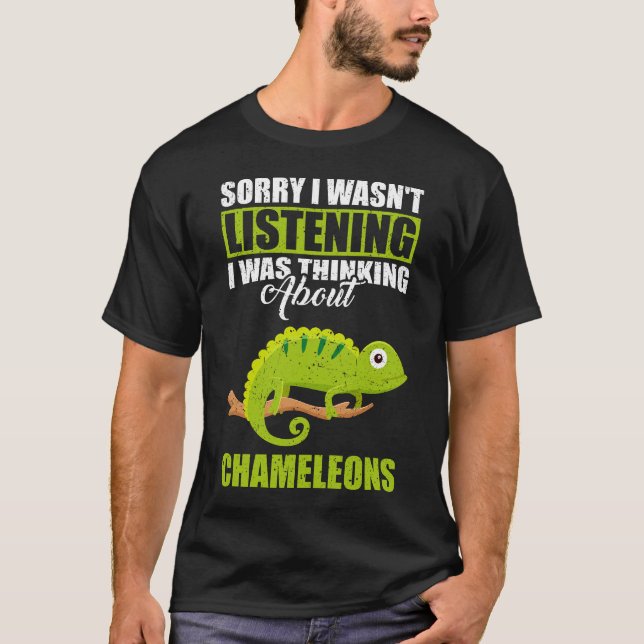 Entschuldige, dass ich nicht über Chameleons nachd T-Shirt (Vorderseite)