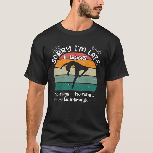 Entschuldige, dass ich spät dran war, als ich mit  T-Shirt (Vorderseite)