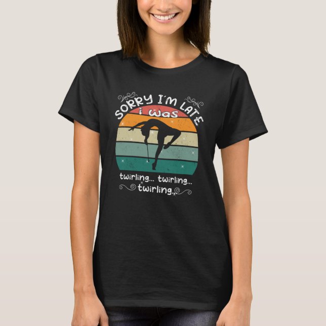 Entschuldige, dass ich spät dran war, als ich mit  T-Shirt (Vorderseite)