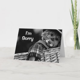 Entschuldige, dass ich traurig bin, bitte verzeihe karte