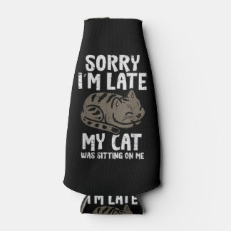 Entschuldige, dass ich zu spät auf meinem sonnigen flaschenkühler