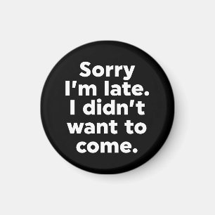 Entschuldige, dass ich zu spät bin. Ich habe nicht Magnet