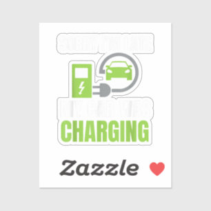 Entschuldige, dass ich zu spät in meinem Auto war  Aufkleber