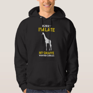 Entschuldige, dass ich zu spät meine Giraffe Gewol Hoodie