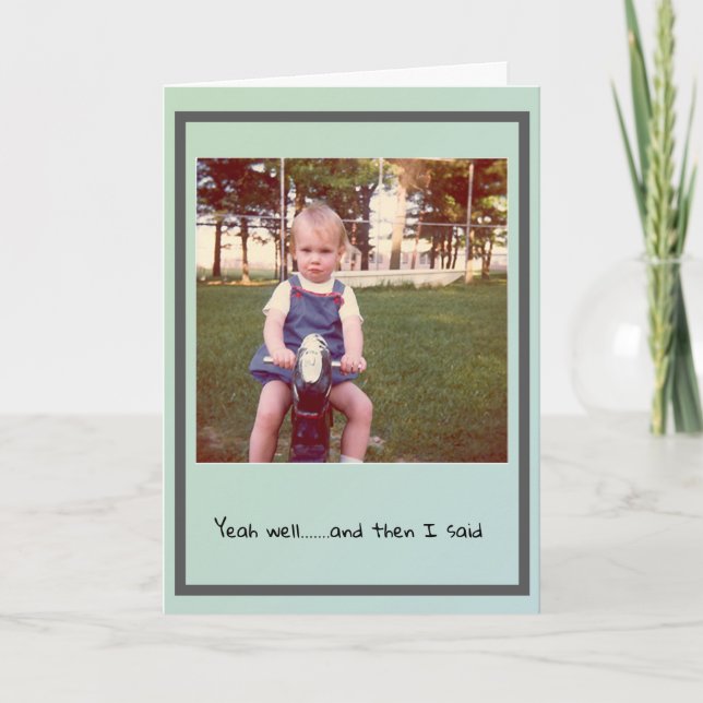 Entschuldige die Grußkarte Karte (Vorderseite)