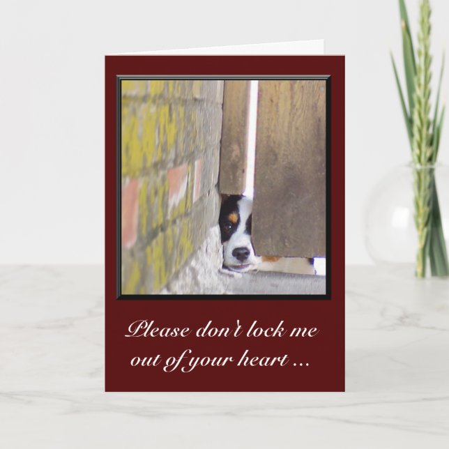 Entschuldige die Karte - Sperre mich nicht aus (Vorderseite)