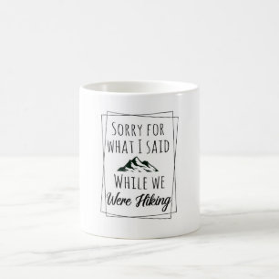 Entschuldige, was ich gesagt habe, während wir lus kaffeetasse