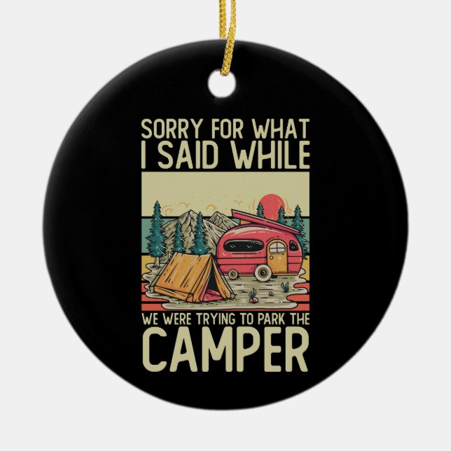 Entschuldige, was ich gesagt habe, während wir ver keramik ornament (Vorne)