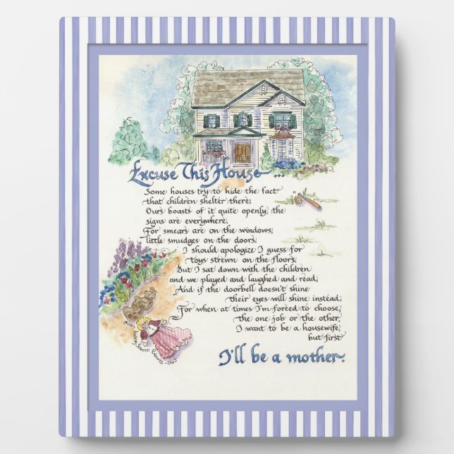 Entschuldigen Sie, Calligrafy - Audrey Jeanne Fotoplatte (Vorderseite)