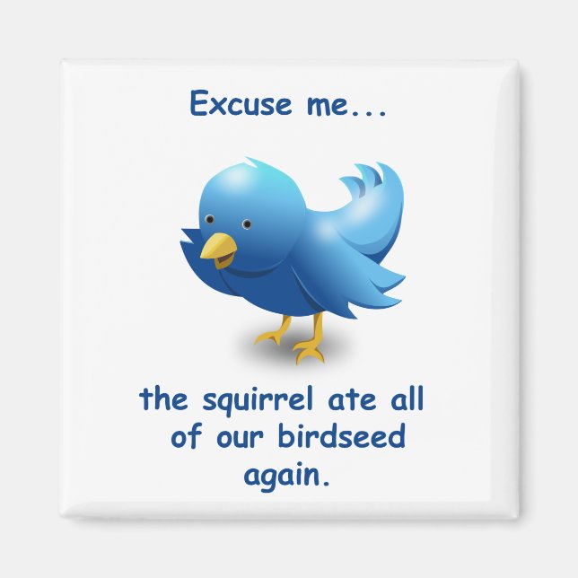 Entschuldigen Sie...Das Eichhörnchen hat all unser Magnet (Vorne)