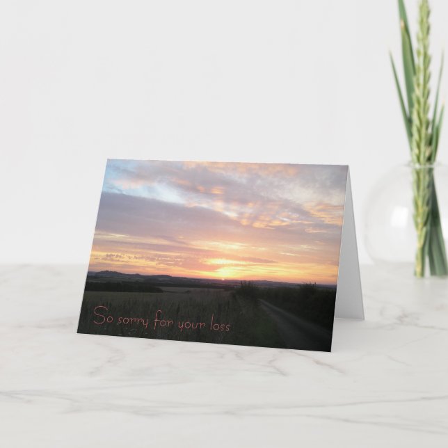 Entschuldigen Sie den Verlust (Verlust eines Tiere Karte (Vorderseite)