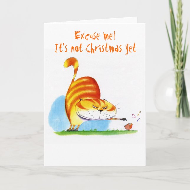 Entschuldigen Sie! Es ist noch nicht Weihnachten (Vorderseite)