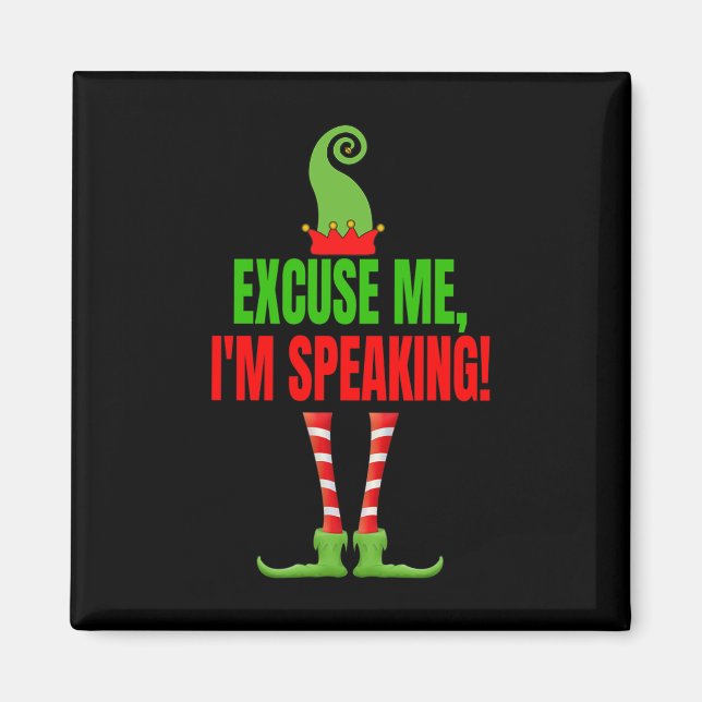 Entschuldigen Sie, ich#39;m Speaking Funny Kamala  Magnet (Vorne)