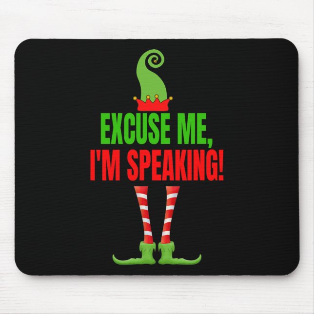Entschuldigen Sie, ich#39;m Speaking Funny Kamala  Mousepad (Vorne)