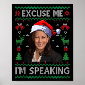 Entschuldigen Sie, ich spreche zu Weihnachten Kama Poster
