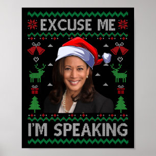 Entschuldigen Sie, ich spreche zu Weihnachten Kama Poster