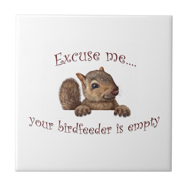 Entschuldigen Sie...Ihr Vogelzuführung ist leer Fliese (Vorderseite)