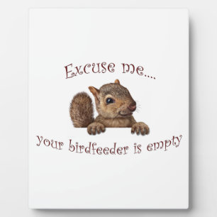 Entschuldigen Sie...Ihr Vogelzuführung ist leer Fotoplatte