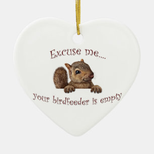 Entschuldigen Sie...Ihr Vogelzuführung ist leer Keramikornament