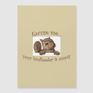 Entschuldigen Sie...Ihr Vogelzuführung ist leer Magnetkarte