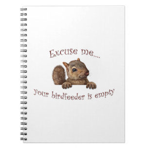 Entschuldigen Sie...Ihr Vogelzuführung ist leer Notizblock