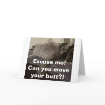 Entschuldigen Sie? Kannst du deinen Hintern bewege