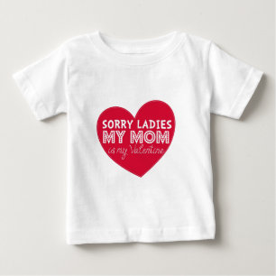 Entschuldigen Sie, meine Damen Mama ist mein Valen Baby T-shirt
