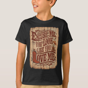 Entschuldigen Sie, Sie sehen aus, als hätten Sie m T-Shirt