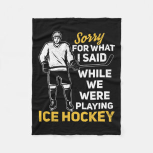 Entschuldigen Sie, was ich gesagt habe, während wi Fleecedecke