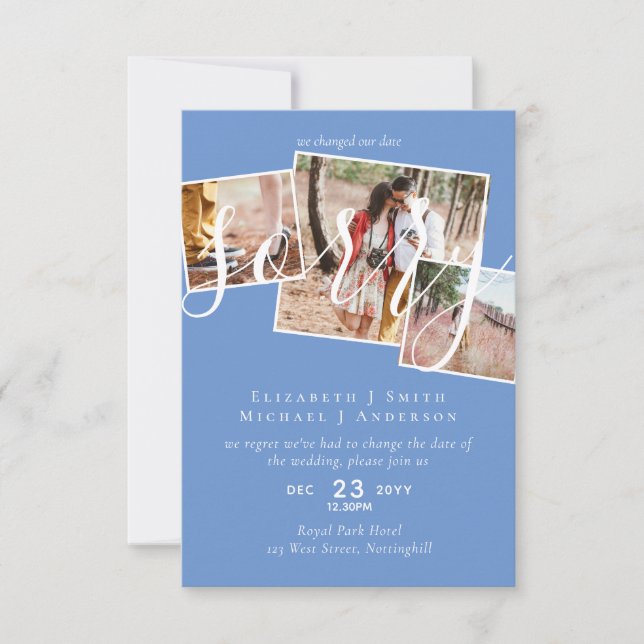 ENTSCHULDIGUNG! Änderung des FOTOS der Hochzeitver (Vorderseite)