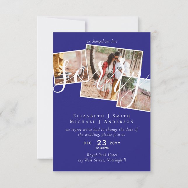 ENTSCHULDIGUNG! Änderung des FOTOS der Hochzeitver (Vorderseite)