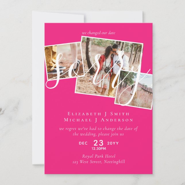 ENTSCHULDIGUNG! Änderung des FOTOS der Hochzeitver (Vorderseite)