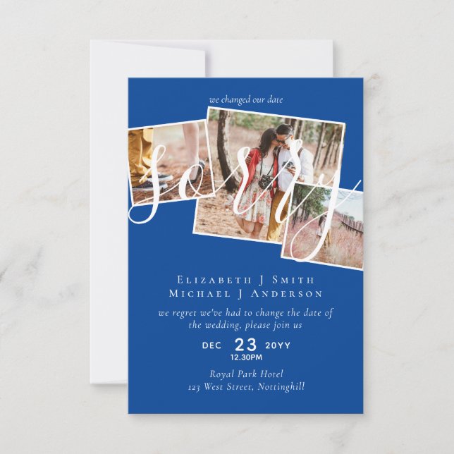 ENTSCHULDIGUNG! Änderung des FOTOS der Hochzeitver (Vorderseite)