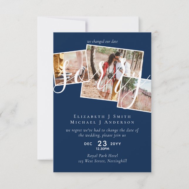 ENTSCHULDIGUNG! Änderung des FOTOS der Hochzeitver (Vorderseite)