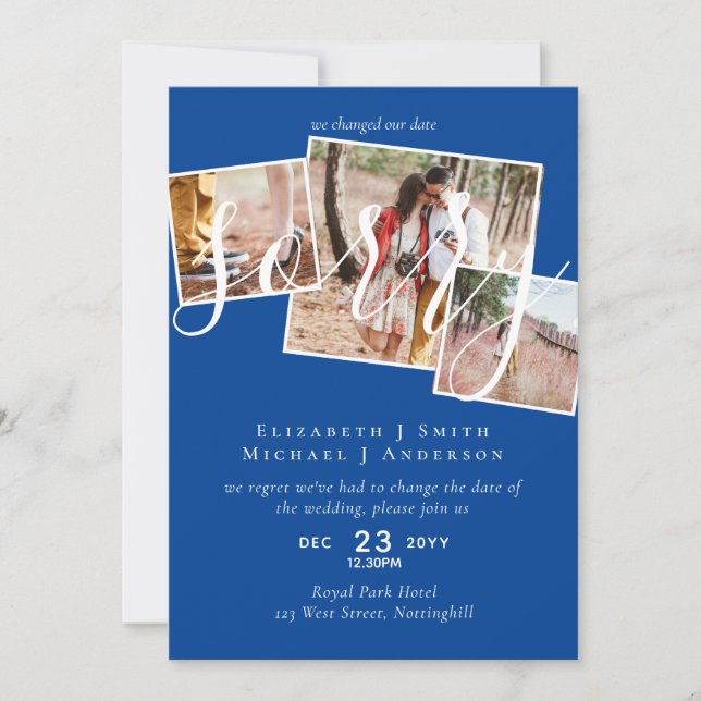 ENTSCHULDIGUNG! Änderung des FOTOS der Hochzeitver (Vorderseite)