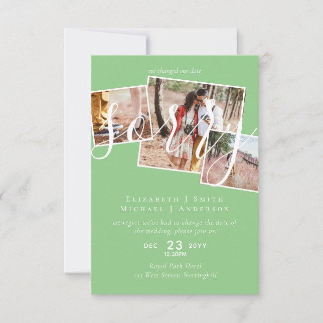 ENTSCHULDIGUNG! Änderung des FOTOS der Hochzeitver (Vorderseite)