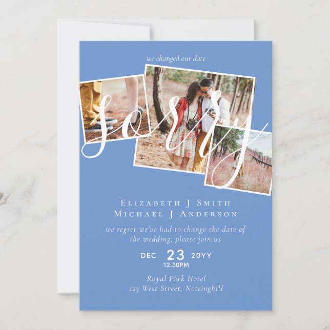 ENTSCHULDIGUNG! Änderung des FOTOS der Hochzeitver (Vorderseite)