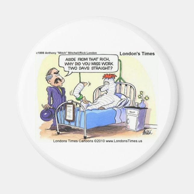 Entschuldigung, Arbeit lustige T-Shirts Karten und Magnet (Vorne)