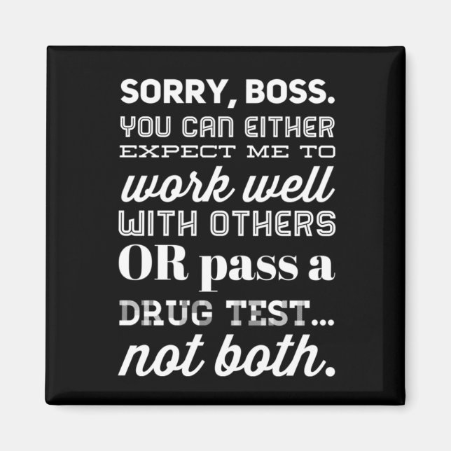 Entschuldigung, Boss Magnet (Vorne)