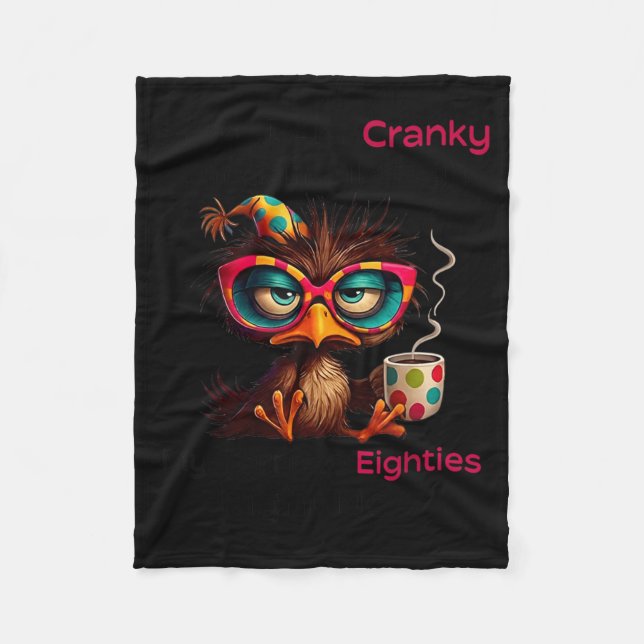 Entschuldigung Cranky Ich Durchlebe Meine Schreckl Fleecedecke (Vorderseite)