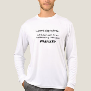 Entschuldigung, dass ich dich geohrfeigt habe Tri-Blend shirt