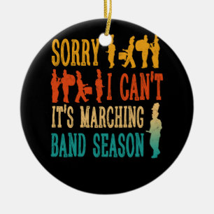 Entschuldigung, dass ich seine Marching Band Seaso Keramik Ornament